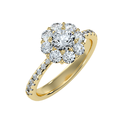 Epex Diamond Ring In 925 Sterling Silver - Nine