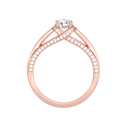 Estacacy Halo Ring In 925 Sterling Silver - One