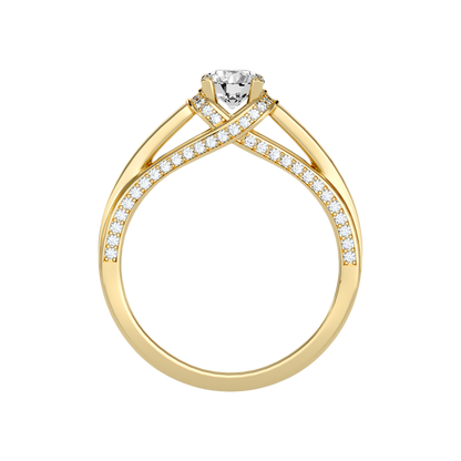Estacacy Halo Ring In 925 Sterling Silver - Twelve