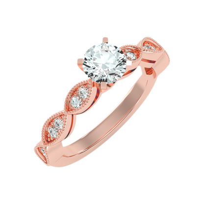 Estar Solitaire Ring In 925 Sterling Silver - One