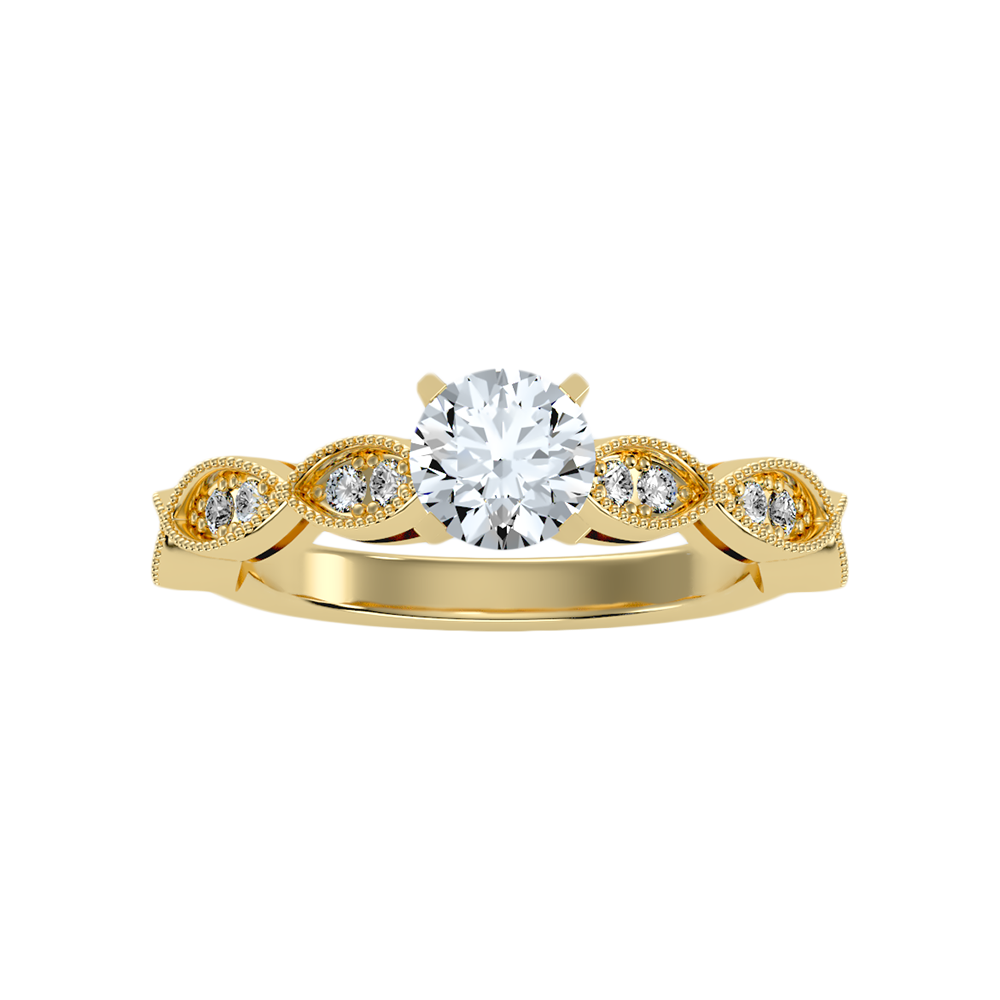 Estar Solitaire Ring In 925 Sterling Silver - Ten