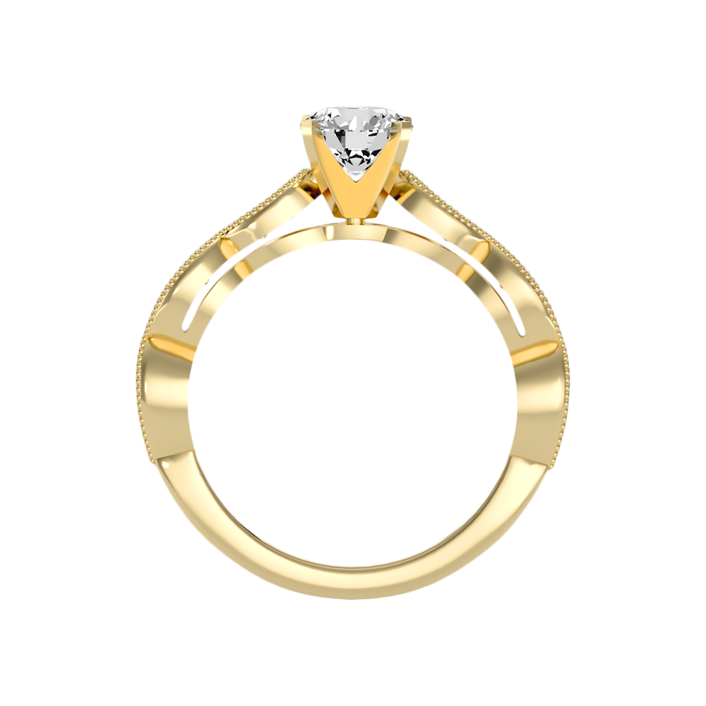 Estar Solitaire Ring In 925 Sterling Silver - Twelve