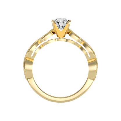 Estar Solitaire Ring In 925 Sterling Silver - Twelve