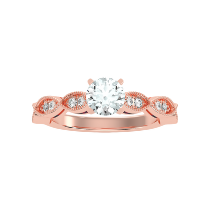 Estar Solitaire Ring In 925 Sterling Silver - Two