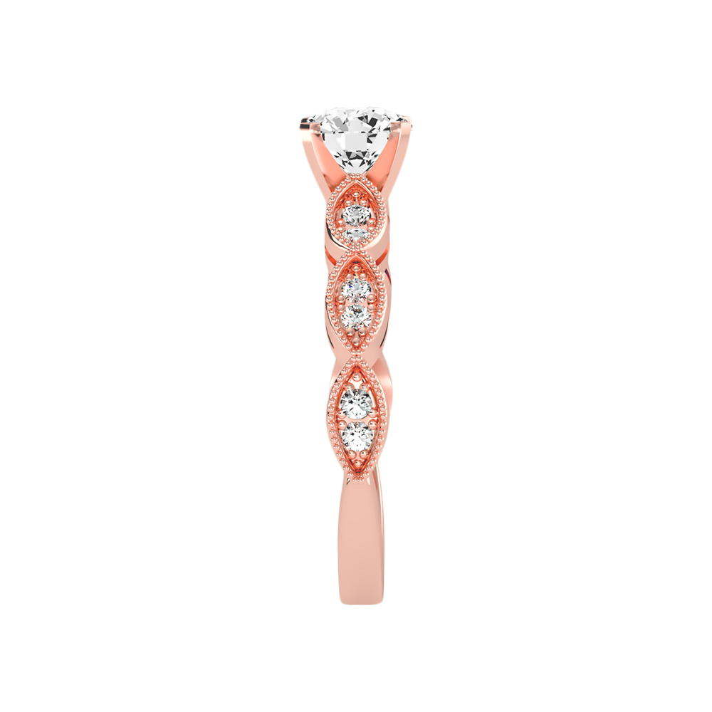 Estar Solitaire Ring In 925 Sterling Silver - Three