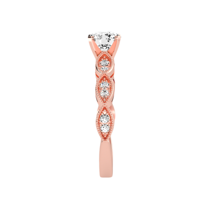 Estar Solitaire Ring In 925 Sterling Silver - Three