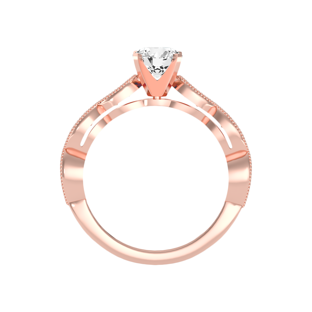 Estar Solitaire Ring In 925 Sterling Silver - Four