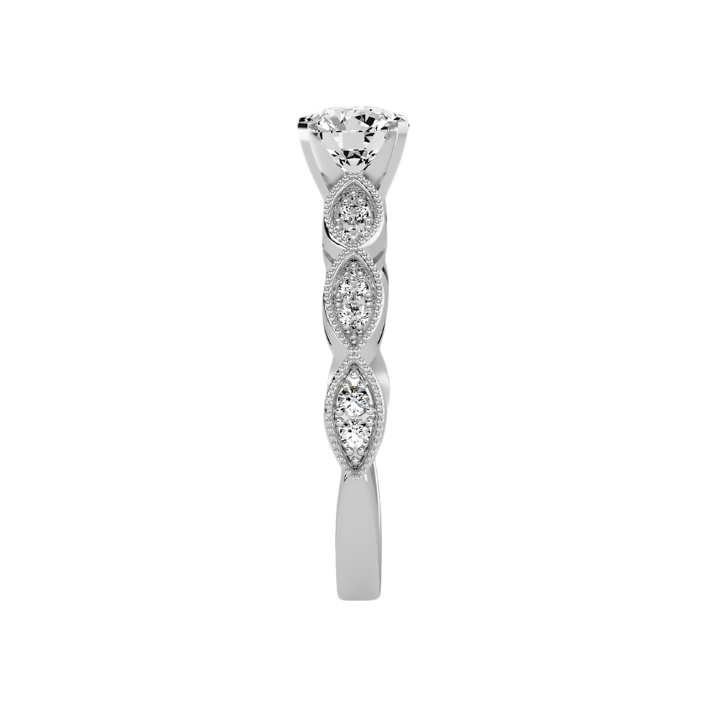 Estar Solitaire Ring In 925 Sterling Silver - Seven