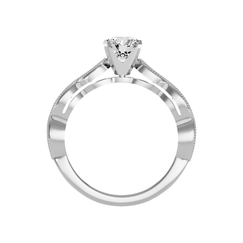Estar Solitaire Ring In 925 Sterling Silver - Eight