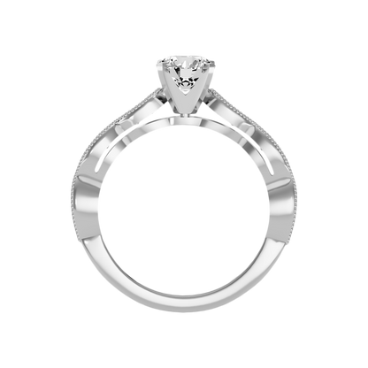 Estar Solitaire Ring In 925 Sterling Silver - Eight