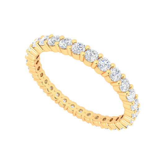 Estelle Full Eternity Ring In 925 Sterling Silver - One