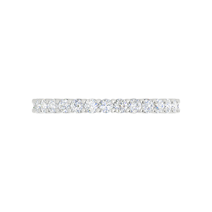 Estelle Full Eternity Ring In 925 Sterling Silver - Six