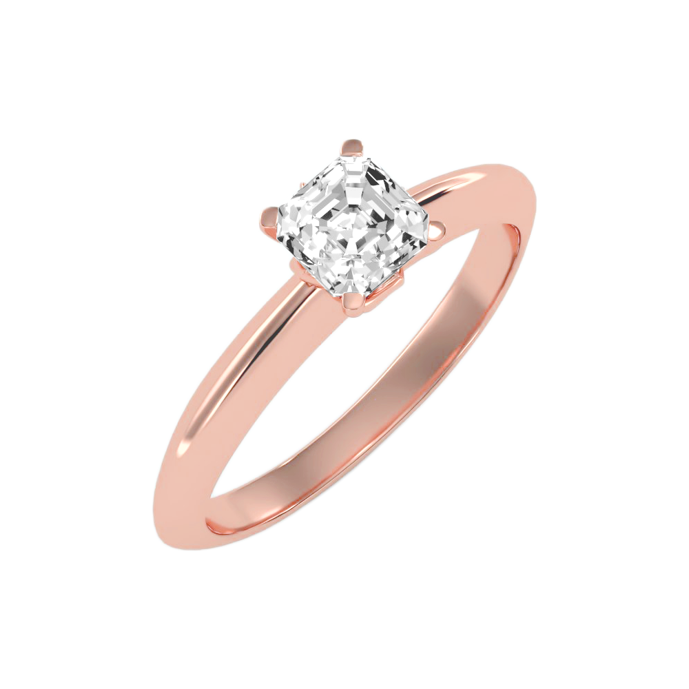 Eternal Solitaire Ring In 925 Sterling Silver - Ten