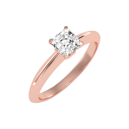Eternal Solitaire Ring In 925 Sterling Silver - Ten