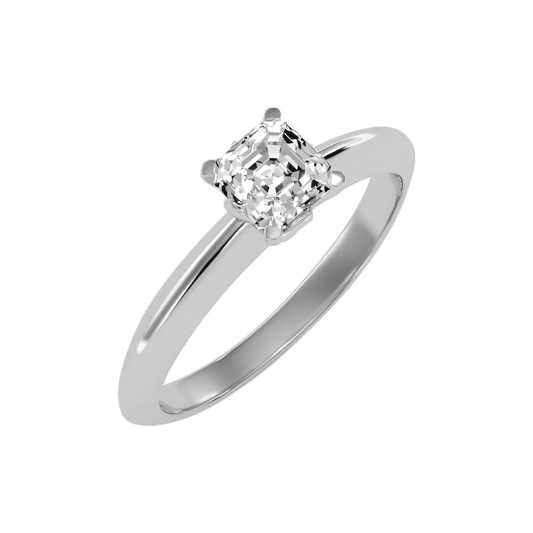 Eternal Solitaire Ring In 925 Sterling Silver - Two