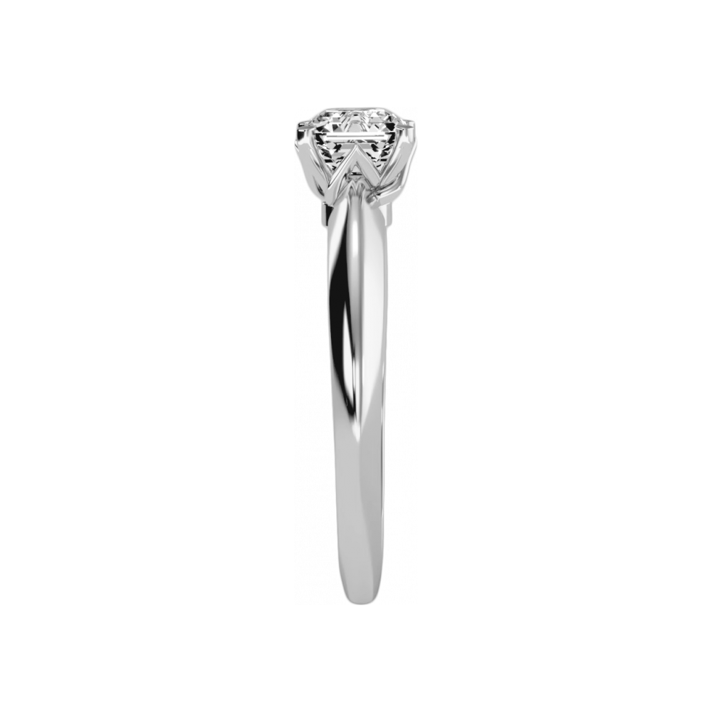 Eternal Solitaire Ring In 925 Sterling Silver - Three