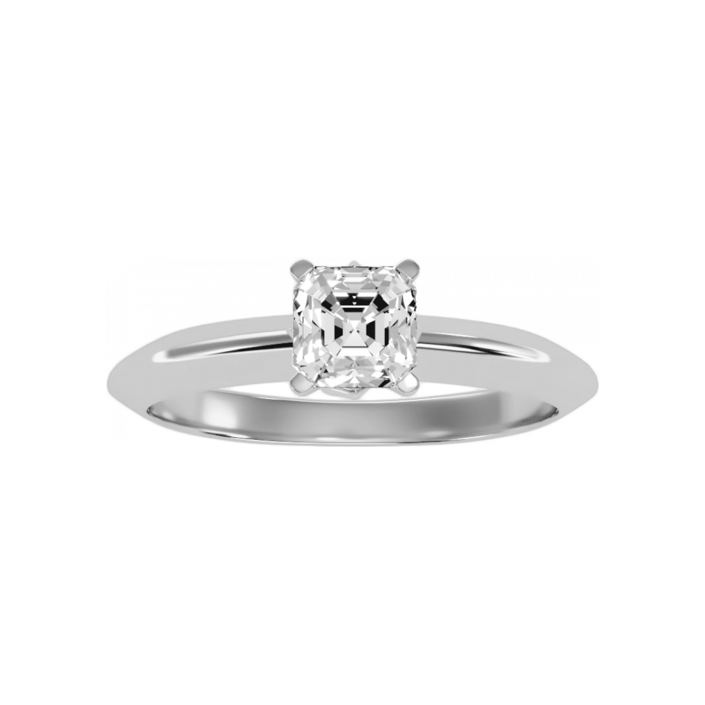 Eternal Solitaire Ring In 925 Sterling Silver - Four