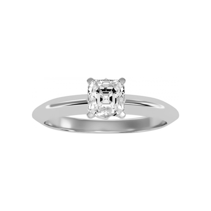 Eternal Solitaire Ring In 925 Sterling Silver - Four