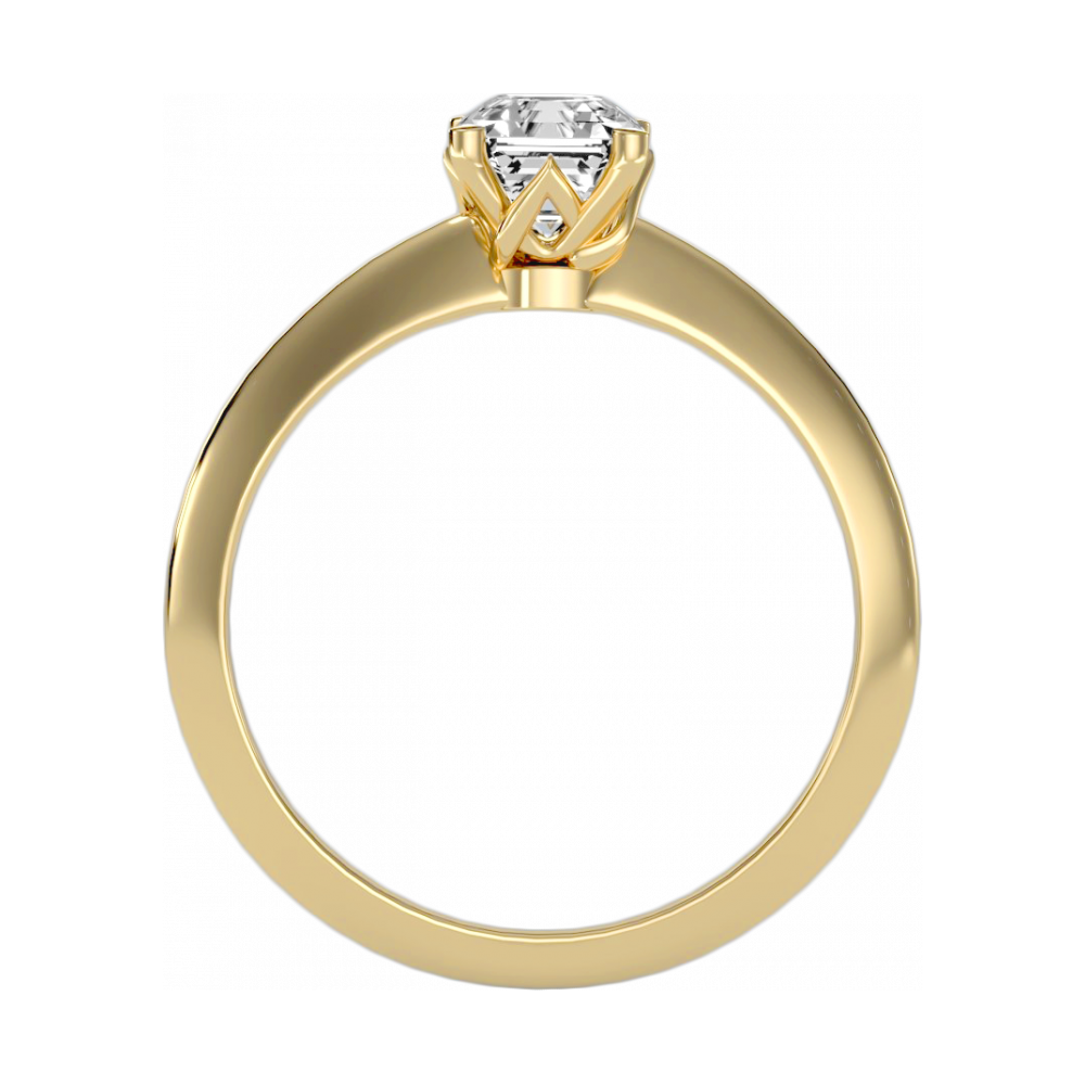 Eternal Solitaire Ring In 925 Sterling Silver - Five