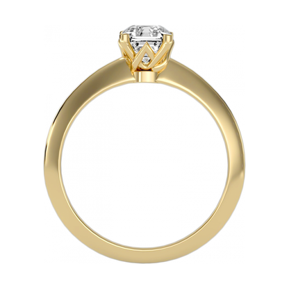 Eternal Solitaire Ring In 925 Sterling Silver - Five