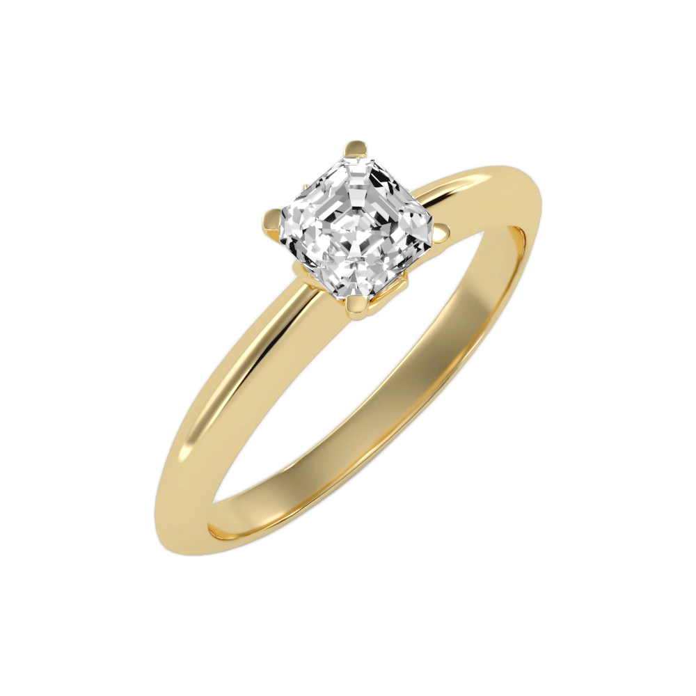 Eternal Solitaire Ring In 925 Sterling Silver - Six