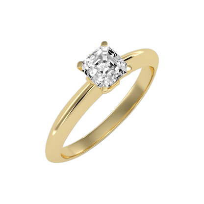 Eternal Solitaire Ring In 925 Sterling Silver - Six