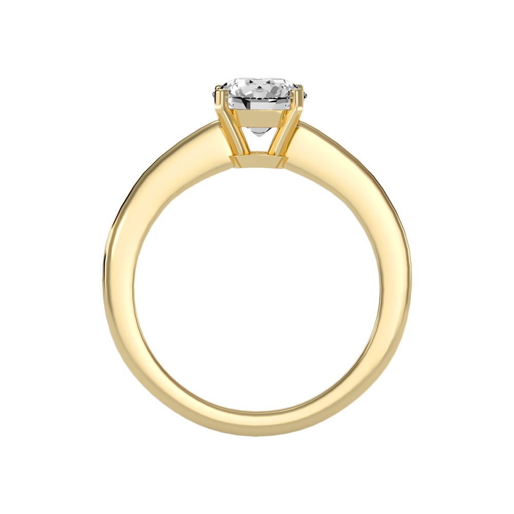 Etoile Classic Solitaire Ring In 925 Sterling Silver - Twelve