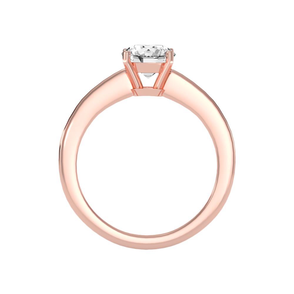 Etoile Classic Solitaire Ring In 925 Sterling Silver - Six