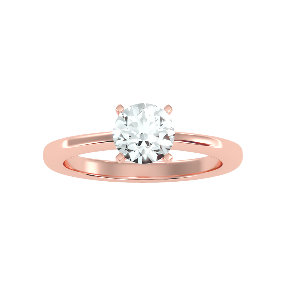 Etoile Classic Solitaire Ring In 925 Sterling Silver - Seven