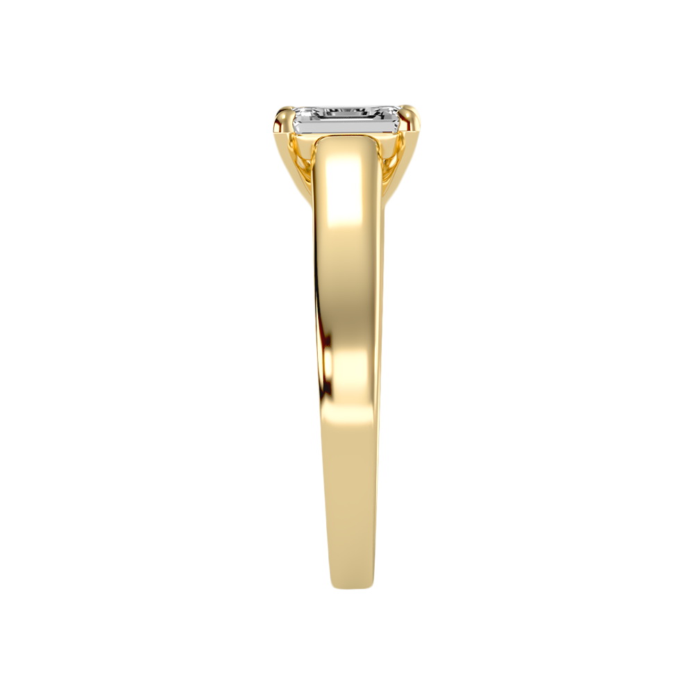 Etoile Emerald Solitaire Ring - Eleven