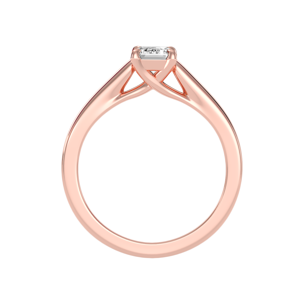 Etoile Emerald Solitaire Ring - Eight