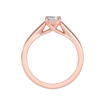 Etoile Emerald Solitaire Ring - Eight