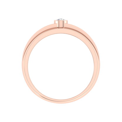 Etourdissant Single Stone Ring In 925 Sterling Silver - Four