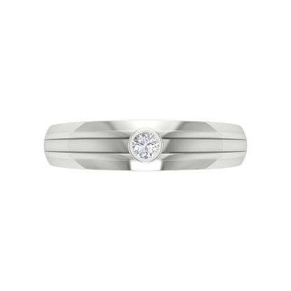 Etourdissant Single Stone Ring In 925 Sterling Silver - Six