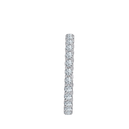 Rose Gold Diamond Eternity Band Ring With Greek Key Design - Eight