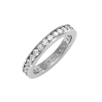Rose Gold Flat Band Ring For Women  Classic Wedding Band - Seven