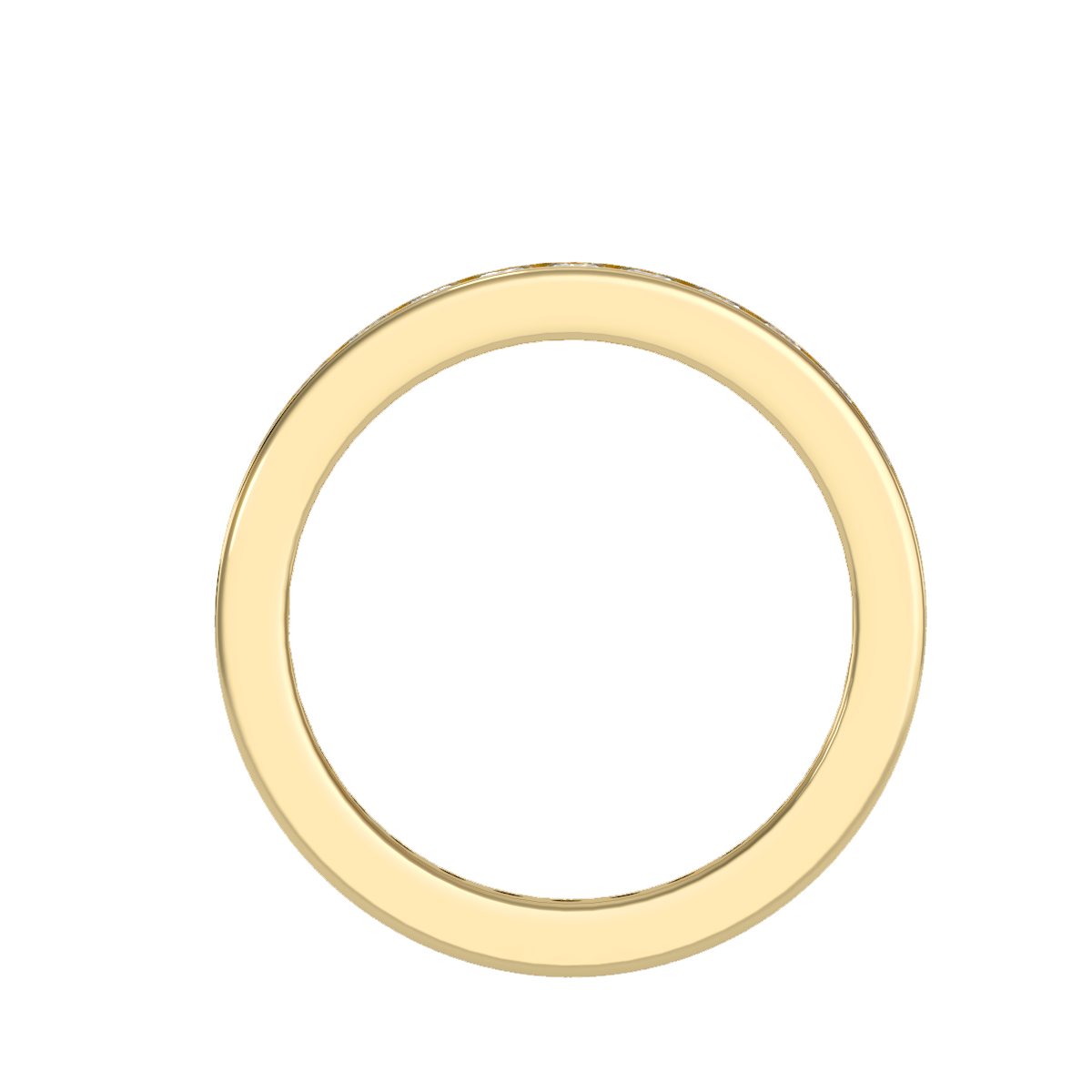 Rose Gold Flat Band Ring For Women  Classic Wedding Band - Ten