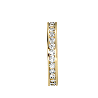 Rose Gold Flat Band Ring For Women  Classic Wedding Band - Twelve