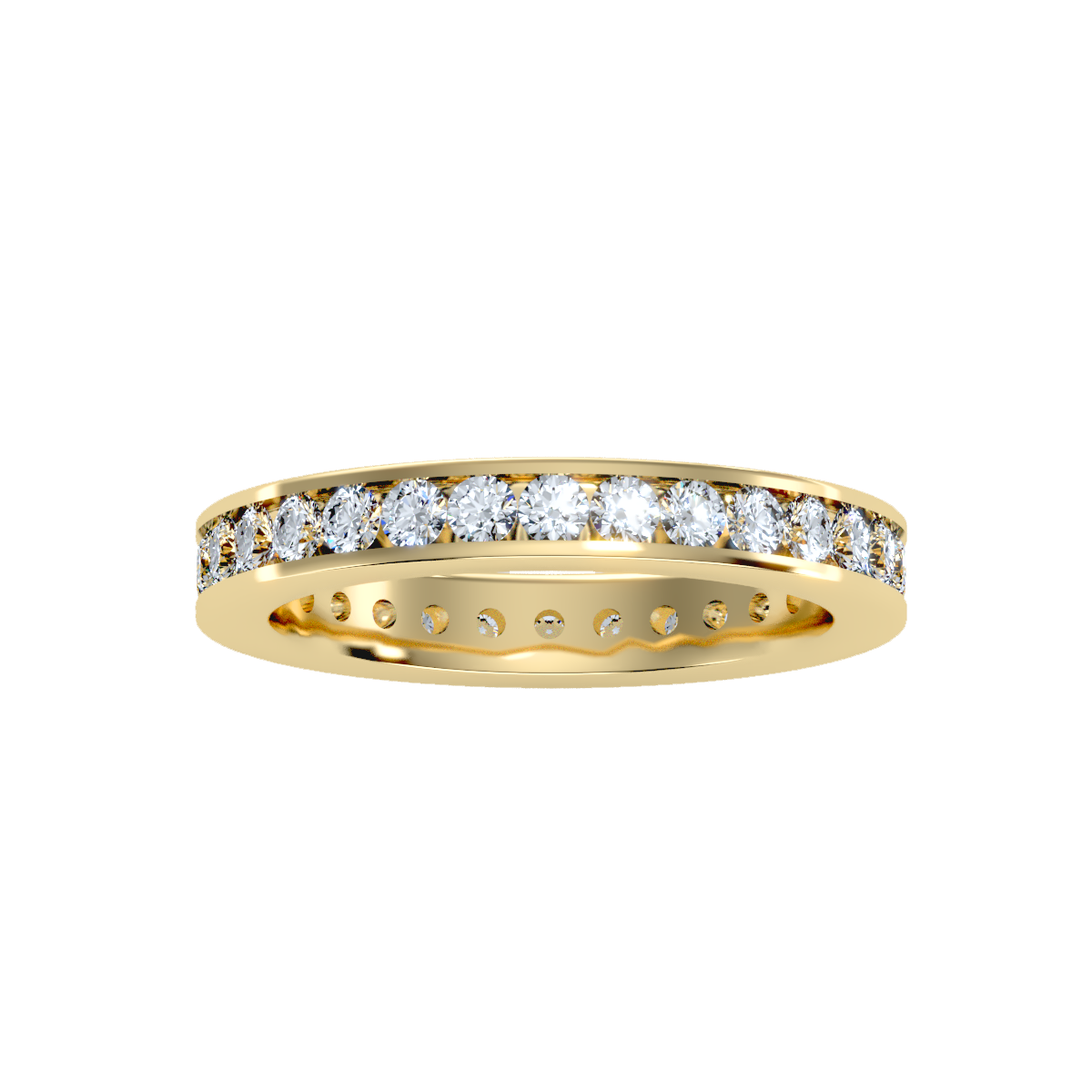 Rose Gold Flat Band Ring For Women  Classic Wedding Band - Thirteen
