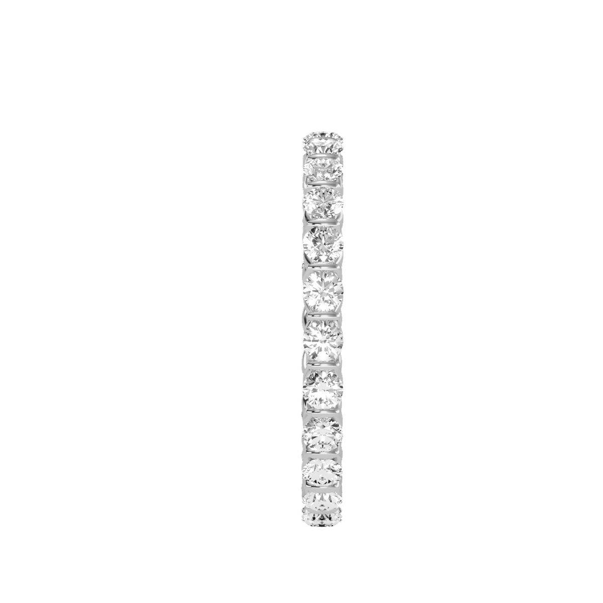 Rose Gold Diamond Eternity Band Ring - Eight