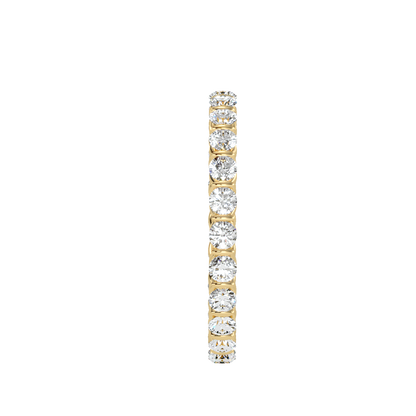 Rose Gold Diamond Eternity Band Ring - Twelve