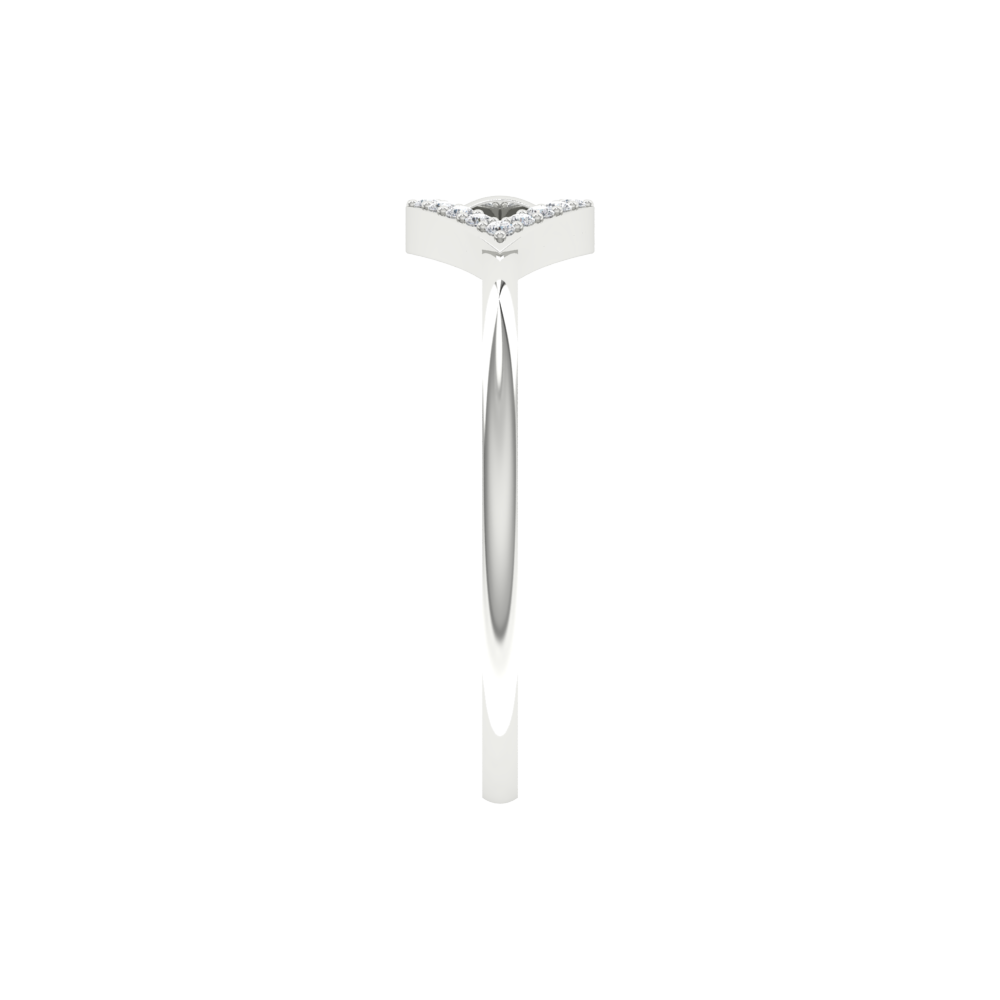 Eve Marquise Style Diamond Ring In 925 Sterling Silver - Seven