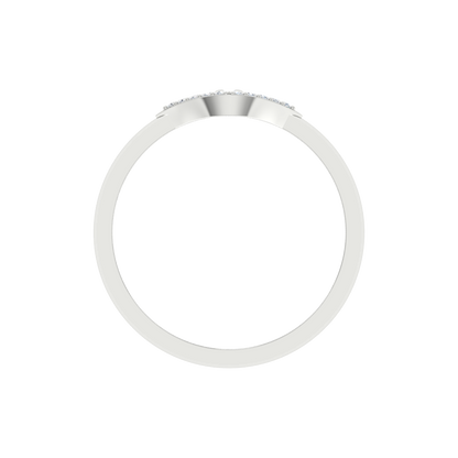 Eve Marquise Style Diamond Ring In 925 Sterling Silver - Eight