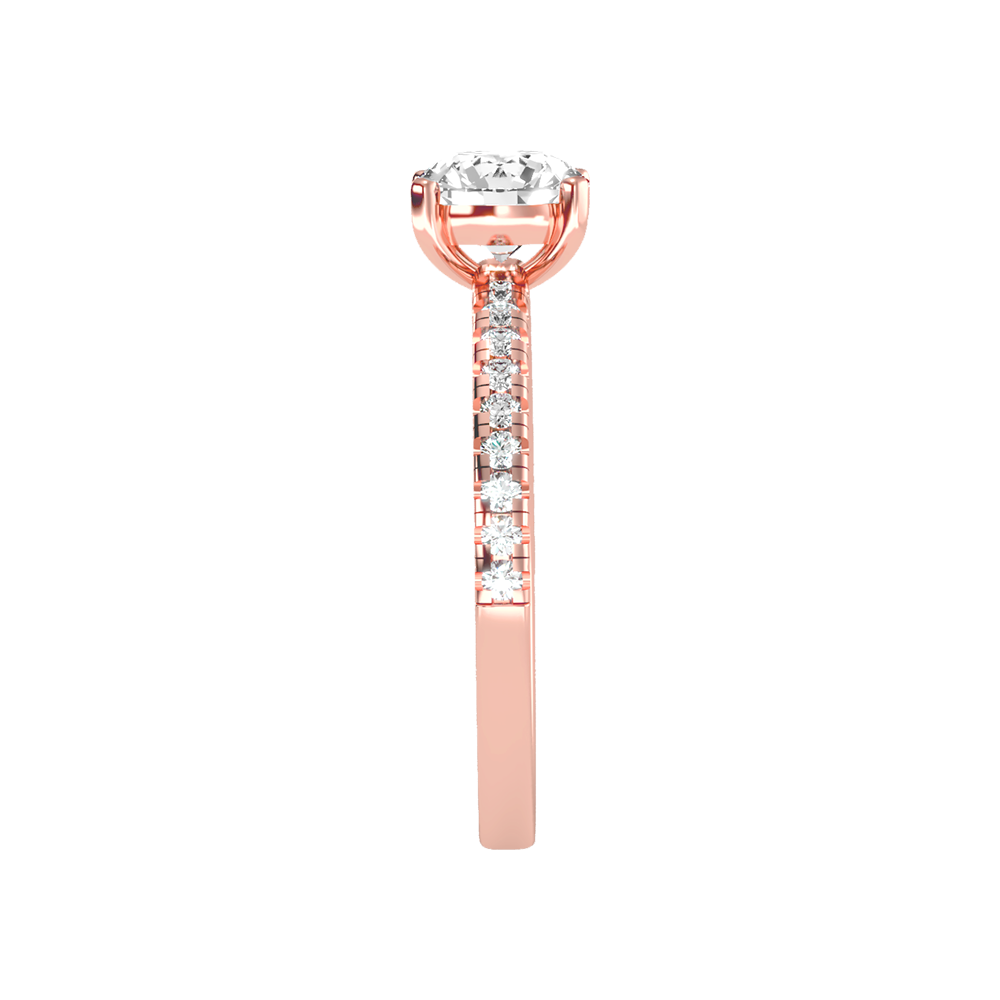 Exalted Solitaire Ring In 925 Sterling Silver - Eight