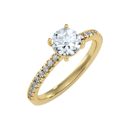 Exalted Solitaire Ring - Nine
