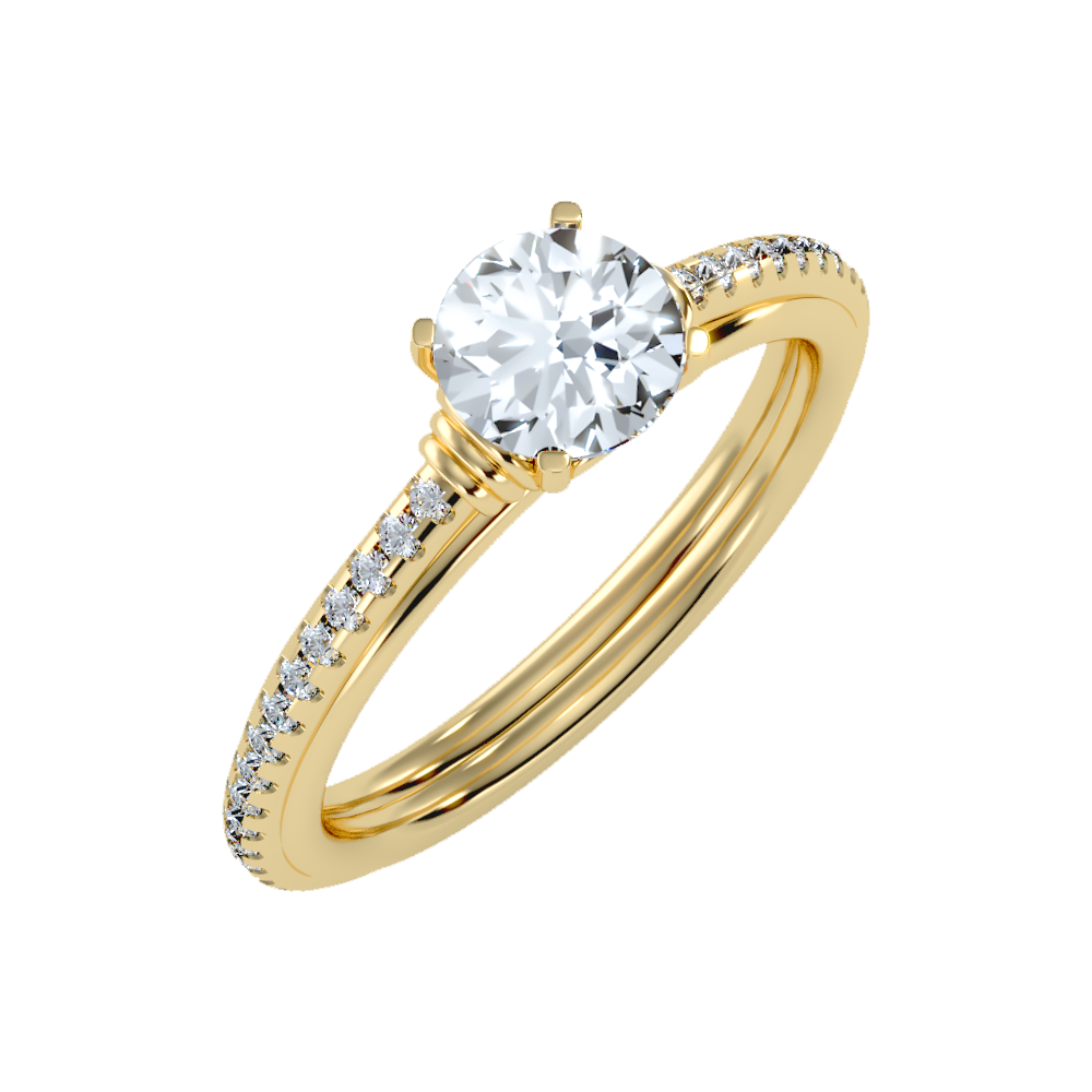 Excellant Solitaire Ring - Ten