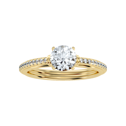 Excellant Solitaire Ring In 925 Sterling Silver - Eleven