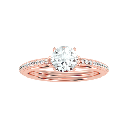 Excellant Solitaire Ring In 925 Sterling Silver - Eight