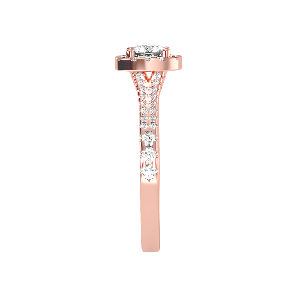 Excellent Halo Engagement Ring - Seven