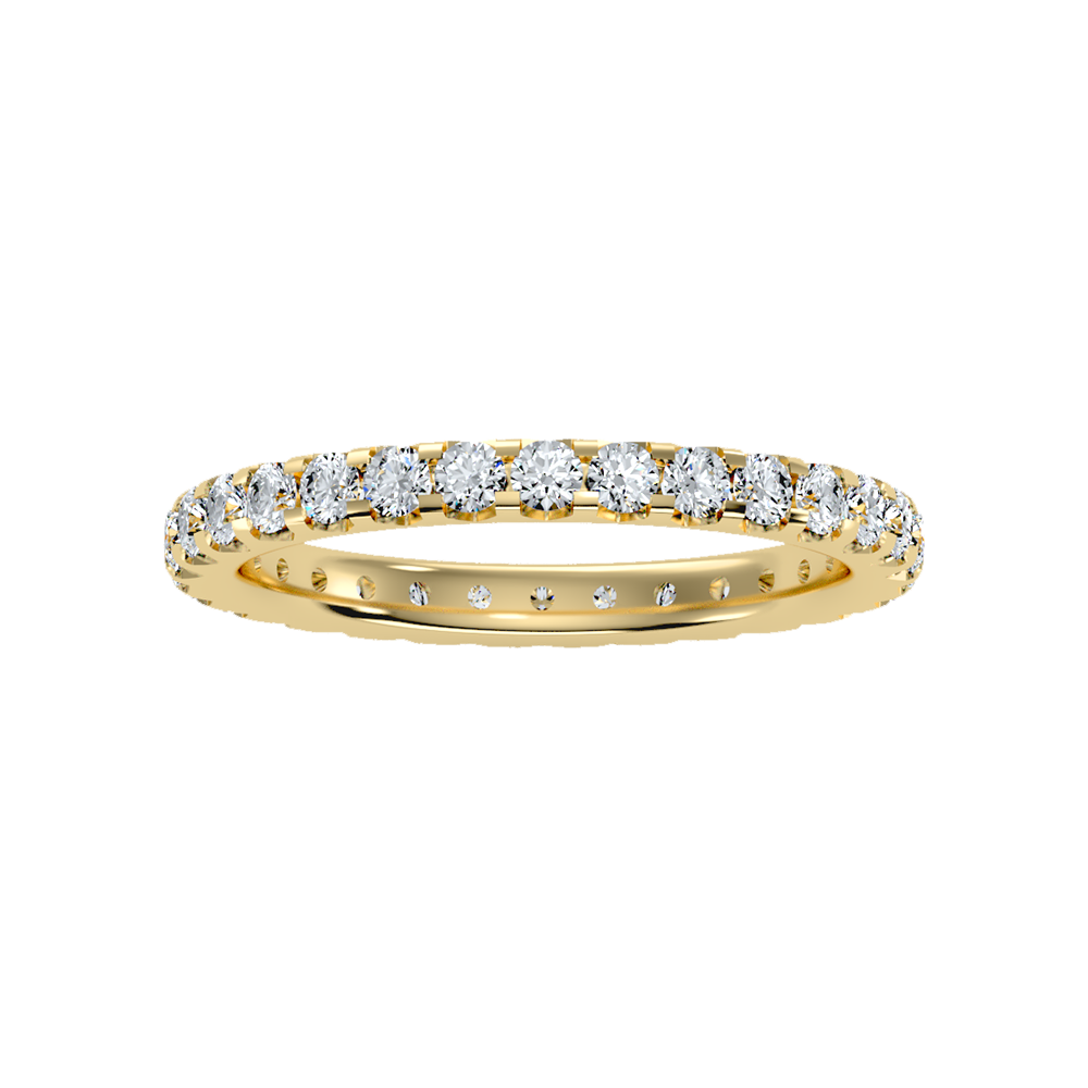 Exquisite Eternity Band In 925 Sterling Silver - Three
